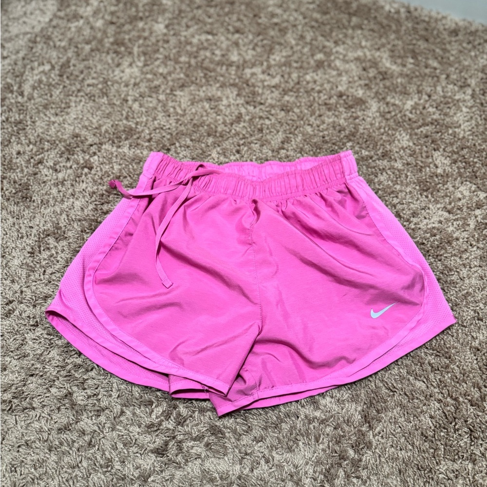 Nike Pink Athletic Shorts Moisture-Wicking Lightweight